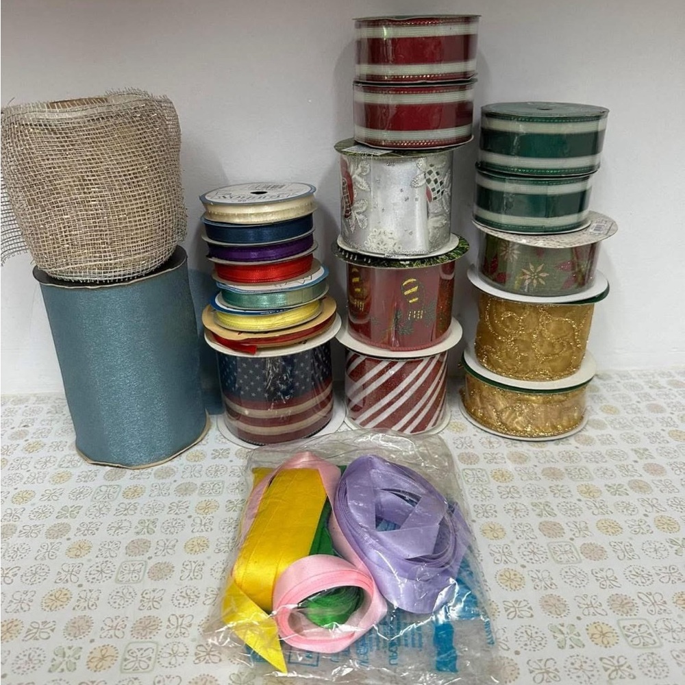 Assorted Colorful Ribbon Set for Home Party Decorations